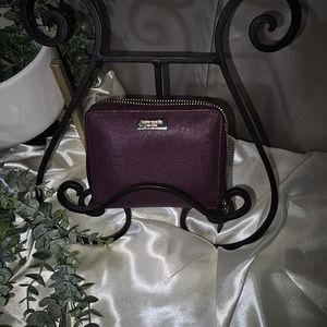 EUC Kate Spade Burgundy Wallet